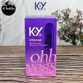 เค-วาย เจลหล่อลื่น K-Y® Intense Pleasure Gel, Ohh yess 10ml เจลเควาย