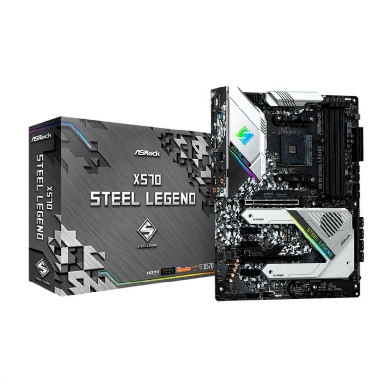 MAINBOARD (เมนบอร์ด) AM4 ASROCK X570 STEEL LEGEND