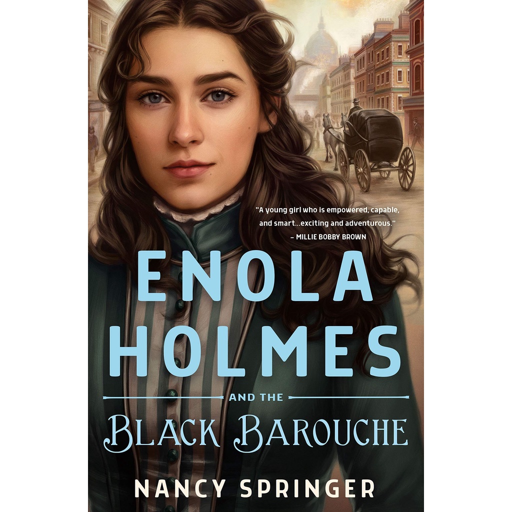 Enola Holmes and the Black Barouche [Hardcover] หนังสือภาษาอังกฤษ New English Book