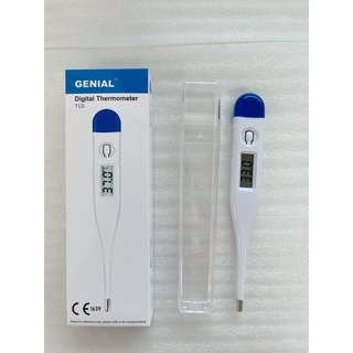 ปรอทวัดไข้ GENIAL Digital Thermometer รุ่น T12L สินค้าพร้อมส่ง ใช้งานงาน ใช้ได้ทั้งปาก รักแร้ มีความแม่นยำสูง