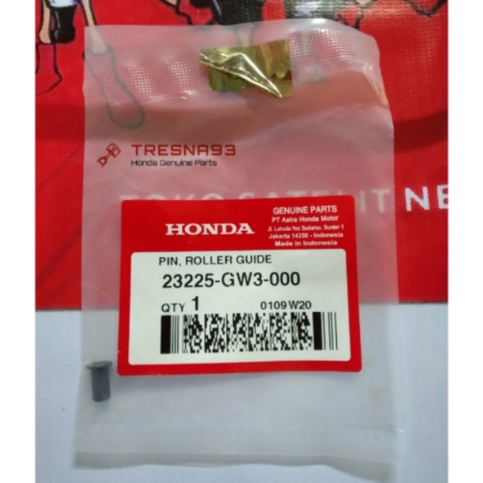 23225-WG3-000 HGP AHM 100% ORIGINAL PIN ROLLER GUIDE ORIGINAL BEAT FI, VARIO 110FI & SCOOPY FI ESP K