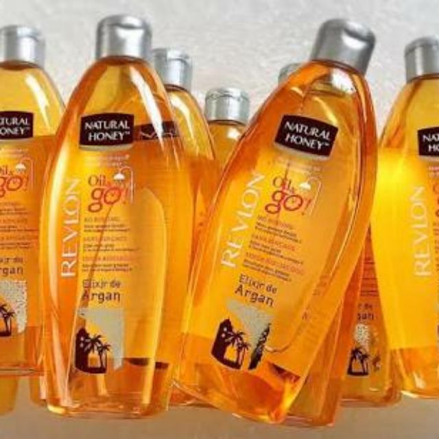 ถูกสุด!! แท้100%!! หิ้วจากสเปน!! Revlon Natural Honey Argan Oil 300ml