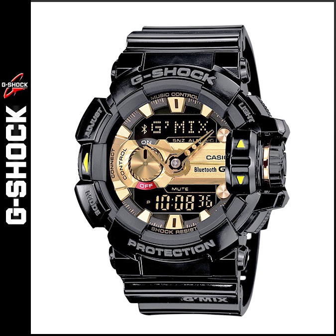 CASIO G-SHOCK นาฬิกาข้อมือ นาฬิกาผู้ชาย สายเรซิ่น GBA-400-1A9  G’MIX  ของแท้ 100 % ประกัน 1 ปี