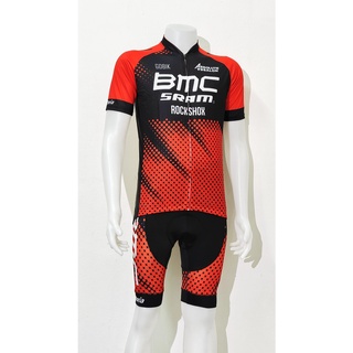 ชุดปั่นจักรยานลายทีม BMC