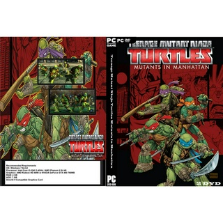 แผ่นเกมส์ PC Teenage Mutant Ninja Turtles Mutants in Manhattan (2DVD)