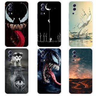 เคส วีโว่ VIVO Y72 Y52 T1X 5G IQOO Z3 Case การ์ตูน Venom Soft TPU เคสซิลิโคน โทรศัพท์มือถือ ซิลิโคนแบบนิ่ม พิมพ์ลาย Back Cover