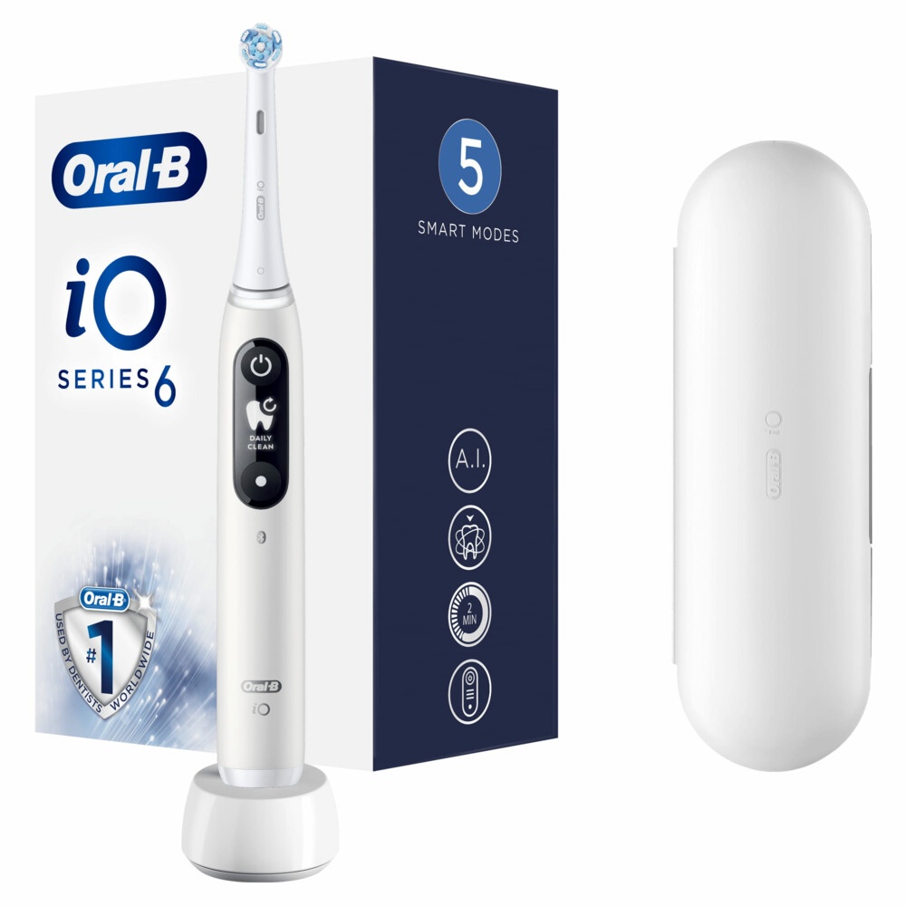 Oral-B iO Series 4 6 Smart Electric Toothbrush (Silver)