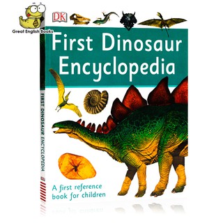 *พร้อมส่ง*  ลิขสิทธิ์แท้ หนังสือสารานุกรมภาษาอังกฤษเกี่ยวกับไดโนเสาร์ DK First Dinosaur Encyclopedia