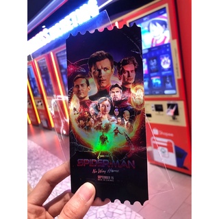 ตั๋วสะสม Spider-Man: No Way Home ตั๋ววิบวับ SF+ Collectible Ticket จาก SF Cinema