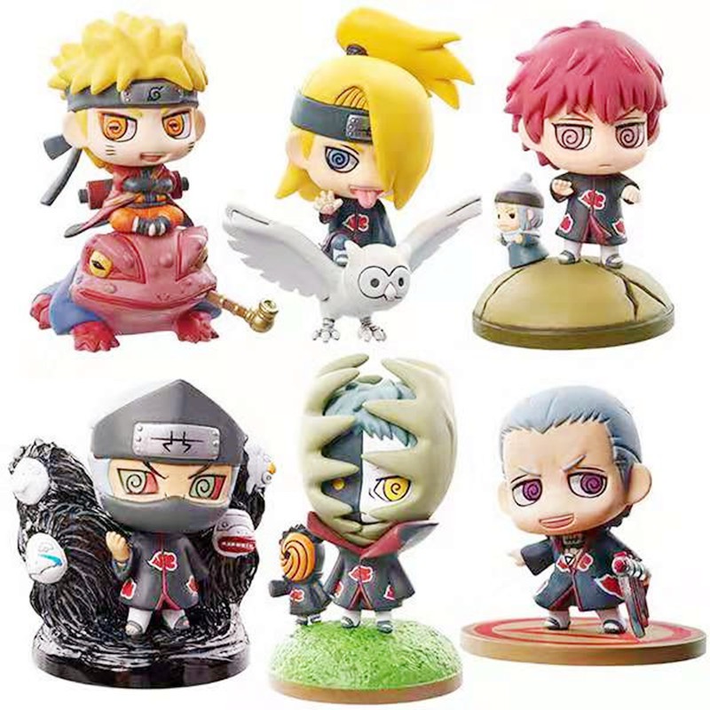 Blind Box Naruto 1 7th Generation 6 Naruto Daquan Naruto Xiaopian กล่อง ...