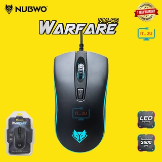 Nubwo NM- 95 WARFARE Mouse Gaming เม้าส์เล่นเกม