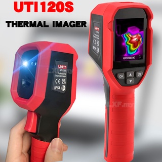 [ราคาถูก] Uni-t UTi120S เครื่องวัดอุณหภูมิน้ํา ระบบอินฟราเรด ความละเอียดสูง Industrial Infrared Thermal Imager Power Equipment/Air Conditioning Water temperature gauge Infrared system High resolution Floor heating leak detection Leak catch