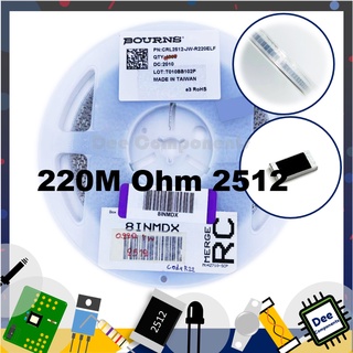 220M Ohm 2512 ±5% 1 W -55°C ~ 125°C CRL2512-JW-R220ELF BOURNS 1-B1-16 (ขายยกแพ็ค 1 แพ็ค มี 100 ชิ้น)