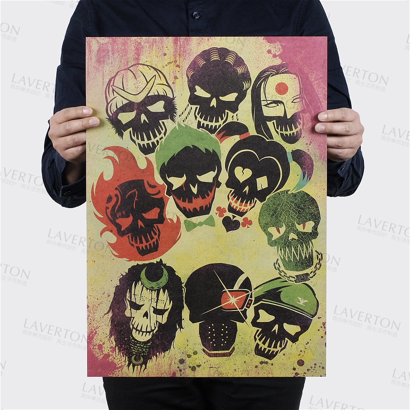 โปสเตอร์ phim Suicide Squad -11 51x36cm