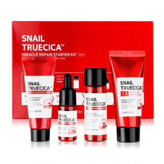 SOME BY MI SNAIL TRUECICA MIRACLE REPAIR STARTER KIT เซ็ตซ่อมแซมหนังหน้า #สินค้าเคาน์เตอร์ #พิ้งกี้โพนี่🦄