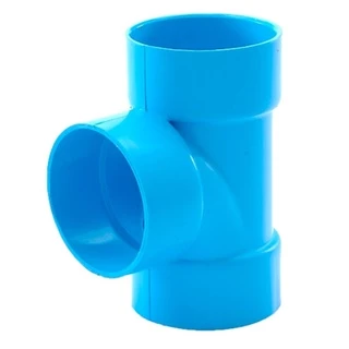 SCG ต่อตรง งอ45 งอ90 สามทาง ฝาครอบท่อ แบบบาง อุปกรณ์ท่อประปา PVC สีฟ้า ขนาด 1-1/2 , 2 นิ้ว