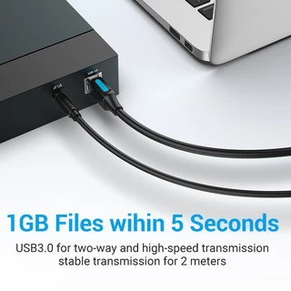 Vention สายเคเบิล Usb 3.0 Usb A To Usb B Male To Male 2A ความเร็วสูง 5Gbps สำหรับเครื่องปริ้น Canon Hp COO