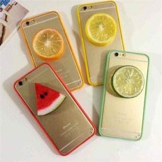 พร้อมส่งในไทย เคสไอโฟน 6/6S ลายผลไม้ สีสวยสดใส ลดล้างสต็อค!!!!!