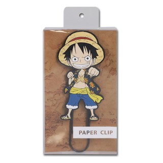 คลิ๊ฟคั่นหนังสือ  ออร์ก้า  วันพีช คลิ๊ฟคั่นหนังสือ ลูฟี่/Orca One Piece Click Bookmark Luffy