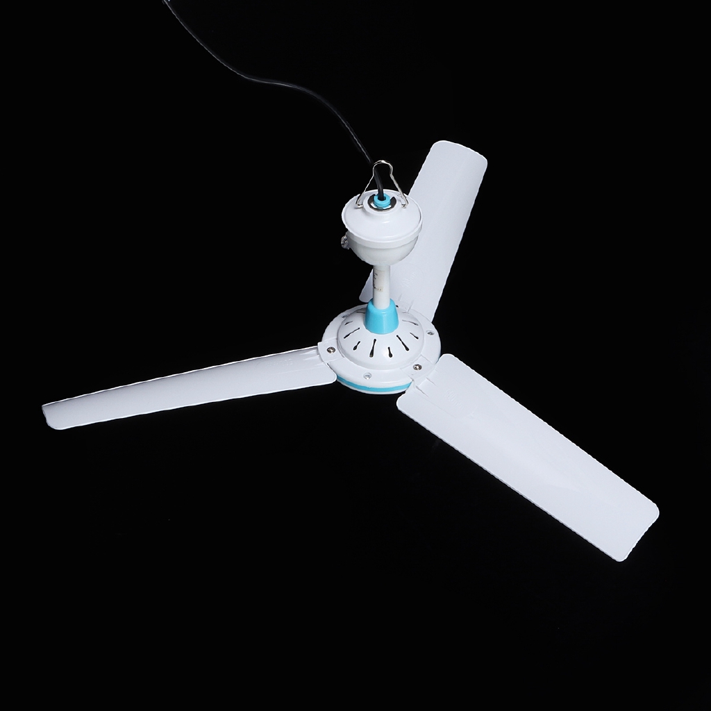 20 3 Blade Ceiling Fan Cool Wind Low Noise Rechargeable