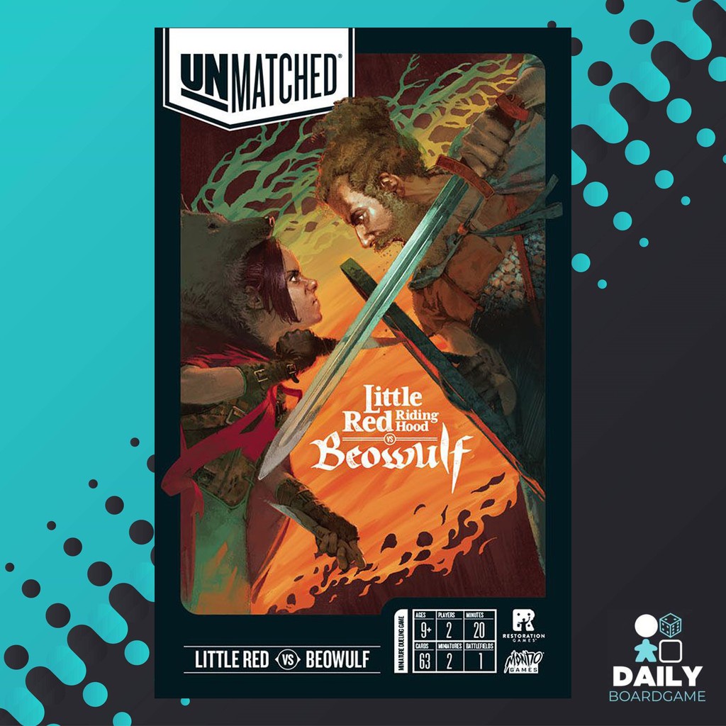 Unmatched : Little Red Riding Hood vs. Beowulf [Boardgame]