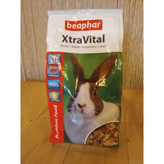 beaphar Xtra Vital อาหารกระต่าย สำหรับกระต่ายอายุ 6 เดือน ขึ้นไป ขนาด 1kg.