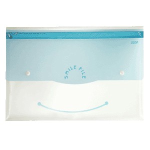 KTS (ศูนย์เครื่องเขียน) แฟ้มกระเป๋ากระดุม Smile File F4 #220F คละสี ราคา ถูกที่สุด ดีลบีเคเค แกลเลอรีภาพที่ 2