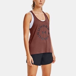 [[ พร้อมส่ง ✅ ทักแชทมีส่วนลด ]] Womens UA Knockout Graphic Tank เสื้อกล้าม เสื้อออกกำลังกาย เวท คาดิโอ &lt; 1356297 688 &gt;