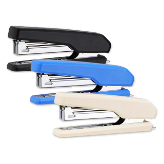 Deli 0229 Stapler เครื่องเย็บกระดาษ เบอร์10 เย็บได้ 15 แผ่น (คละสี 1 ชิ้น) แม็ค แม็ก แม็กเย็บกระดาษ ที่เย็บกระดาษ school