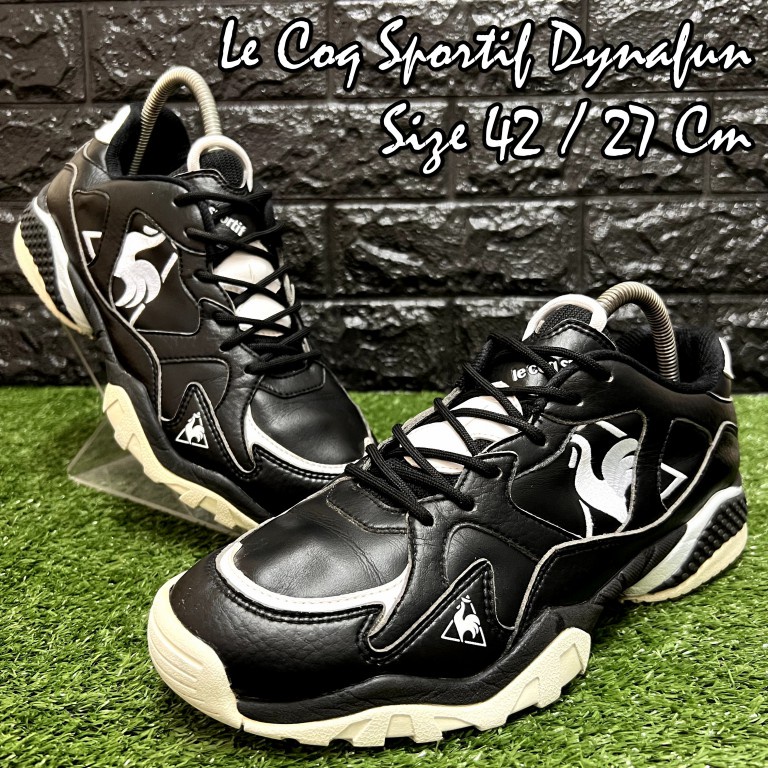 Le Coq Sportif Dynakun Size 42 / 27 Cm รองเท้าผ้าใบมือสอง คุณภาพดี ราคาสบายกระเป๋า