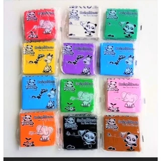 (12ชิ้น) ดินน้ำมันไร้สาร 100g PANDA แยกชิ้น ดินน้ำมัน 90 กรัม