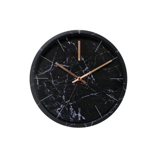 ส่งฟรี นาฬิกาแขวน12.5" MORPHIn MABLE ดำ ON TIME | ON TIME | MORPHIn Black Marble นาฬิกา ของแต่งบ้าน เฟอร์นิเจอร์และของแต