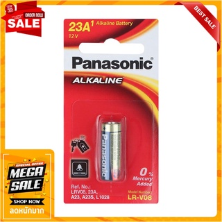 ถ่านรีโมท PANASONIC LR-V08 (23A) แพ็ค 1 ก้อน ไฟฉายและอุปกรณ์ ALKALINE BATTERY PANASONIC LR-V08 23A PACK 1