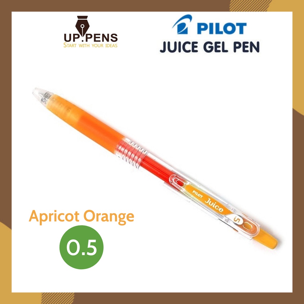 ปากกาเจล Pilot Juice - ปลายโลหะ 0.5mm - Peach Orange (Apricot Orange)