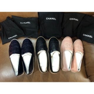 **พร้อมส่ง**Chanel Espadrilles Shoes👠 100%Authentic