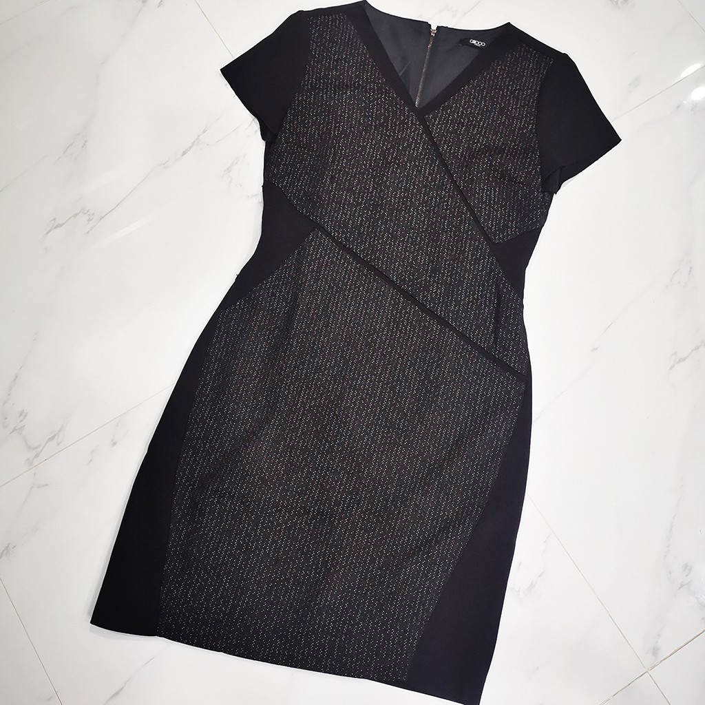 [BRAND] G2000 (มือสองคุณภาพดีมาก) : DRESS ทรงเอ สีดำเนียบเรียบหรูดูแพง #ShopeeFashionTH #เสื้อผ้าแฟชั่น #เดรสยาว
