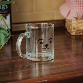 Chokdee crystal mug แก้วหน้าโชคดี