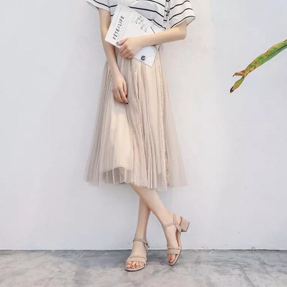 (BEST!) 9.9 HEELS DD12 ผู้หญิง BRAIDED RIGHTS AD 05