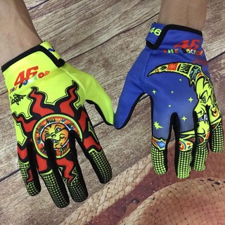 Valentino ROSSI VR46 MTB TLD ถุงมือขี่จักรยานยนต์ ถุงมือแข่งรถวิบาก GP The Doctor