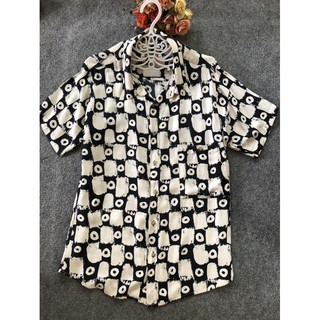 เสื้อเชิ้ตผ้าสปันแบรนด์แท้