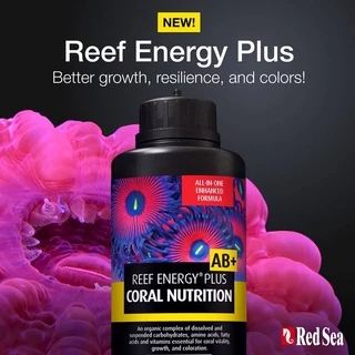 อายุยาว ! Red Sea REEF ENERGY PLUS AB+ ขวดเดียวจบครบทุกอาหารปะการัง ใช้ได้กับปะการังทุกชนิด เร่งสีโตเร็ว