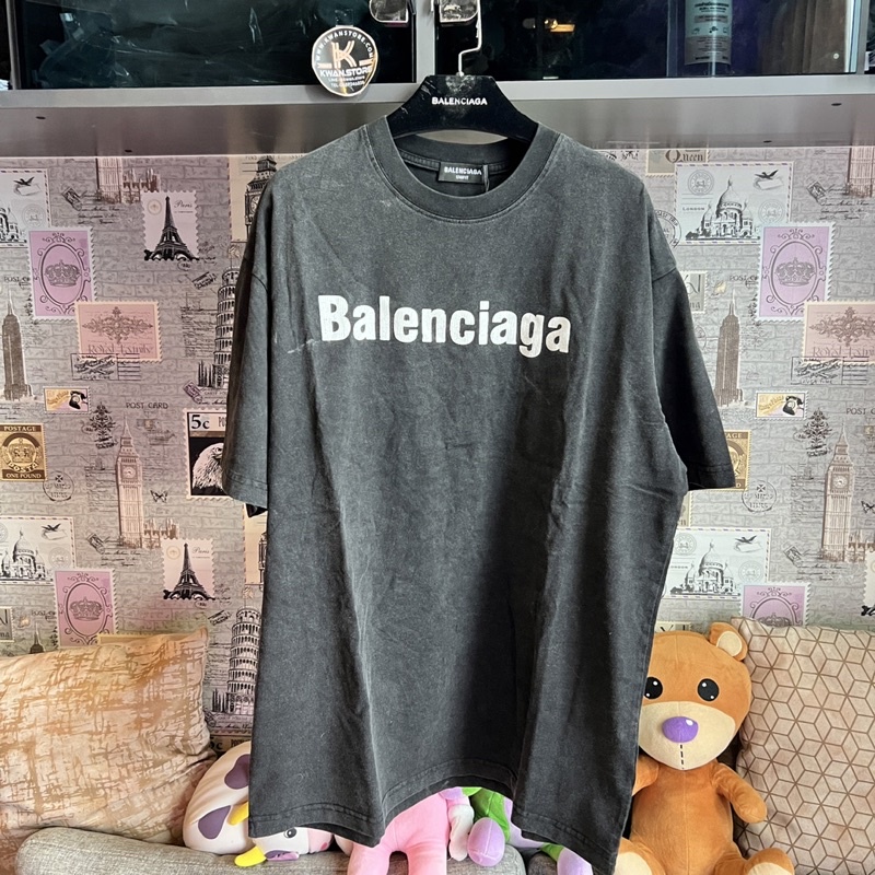 B บีบี Balen 2022 Classic French Oversize Tshirt (พรีเมี่ยม พร้อมส่งในไทย) New collection เสื้อยืด บาเลน