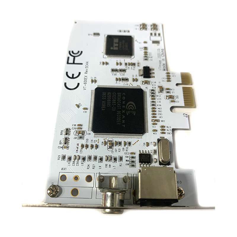 PCI-E Expansion Card PCIE to AV Surveillance HD 640X480 Resolution Video Capture Card Built-in CX23881 Chip #5