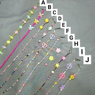 #6 มีCOD สายคล้องแมส ลูกปัด ใช้ได้กับเด็กและผู้ใหญ่ สินค้าพร้อมส่ง