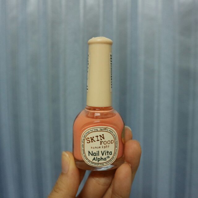 สีทาเล็บ Skinfood nail vita alpha *มีของแถม