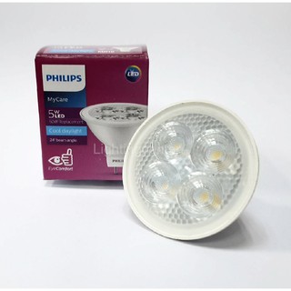 LED mr16 12v 5w Philips รุ่นผ่านหม้อแปลง