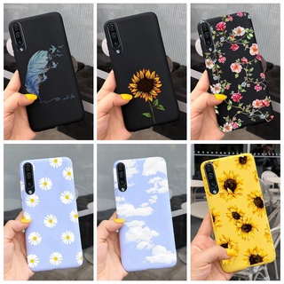 เคสโทรศัพท์ซิลิโคน TPU แบบนิ่ม ลายดอกทานตะวัน ดอกเดซี่ สําหรับ Samsung Galaxy A70 A705F A705G A70 A 70