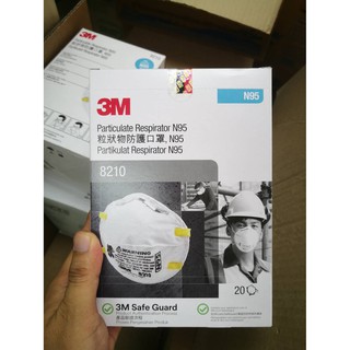 3M™ 8210 หน้ากากป้องกันฝุ่น ละออง ฟูมโลหะ, N95  ***พร้อมส่ง***