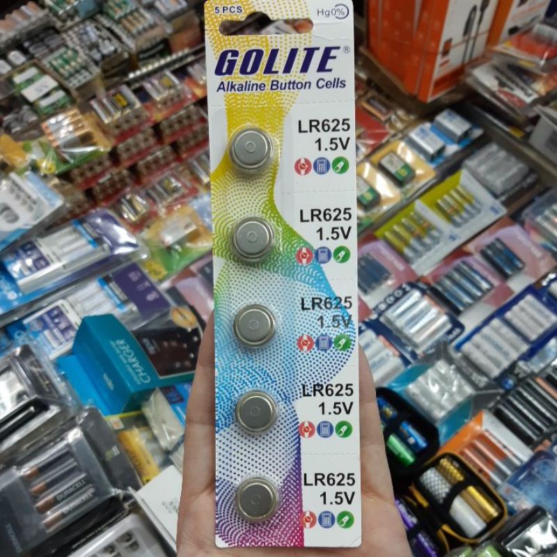 ถ่านกล้อง LR625, R9, PX625, L1560F, LR9, 625GH, V625U 1.5V Golite, Energizer, Vinnic, Golden Power  