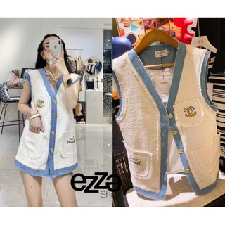 CHANEL COCO TWEED SLEEVELESS JACKET SS20